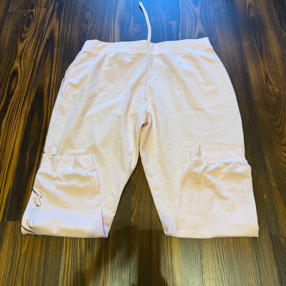 Victoria’s Secret Pull On Fleece Sweatpants w/Side Leg Graphic Size XL - Picture 2 of 10